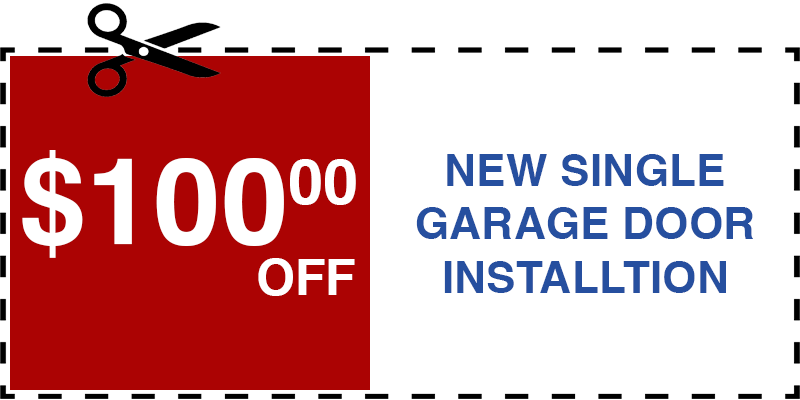 100 off garage door repair Hicksville