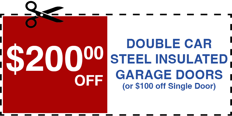 200 off garage door repair Hicksville