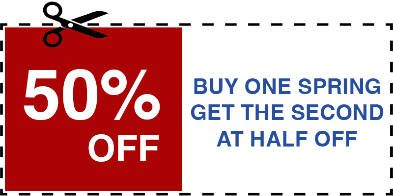 HALF OFF GARAGE SPRING Hicksville